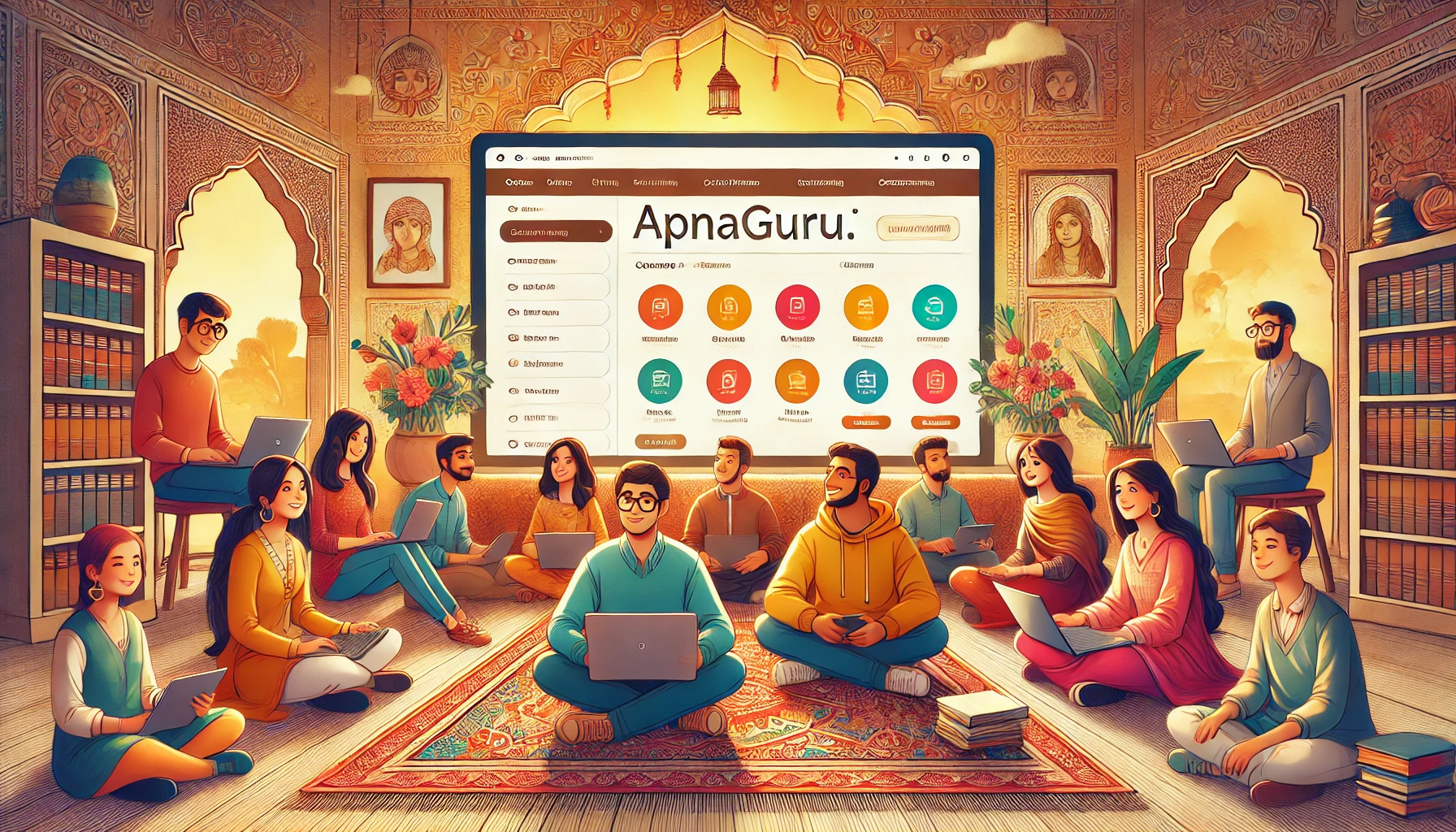 ApnaGuru.in Course Interface